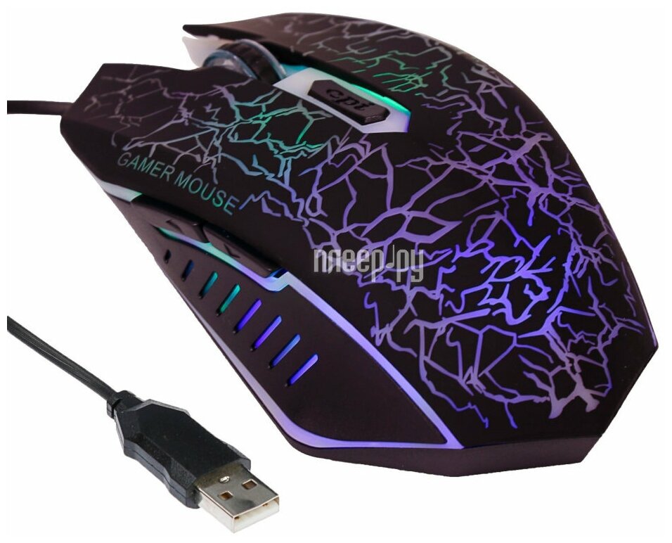 Мышь LuazON MB-29 NY игровая оптическая подсветка покрытие soft-touch 135 м 69800₽