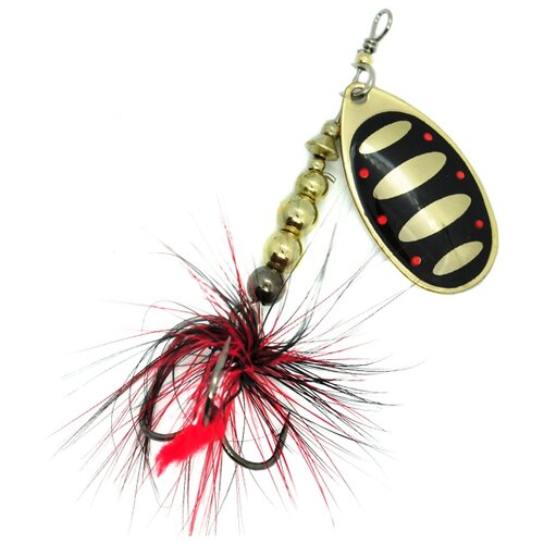 Блесна Mottomo Fire Blade 4 вращающаяся 1 17 г 93 мм Gold 19