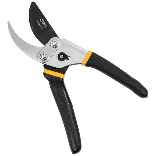 Секатор Deli Tools DL580204 черный