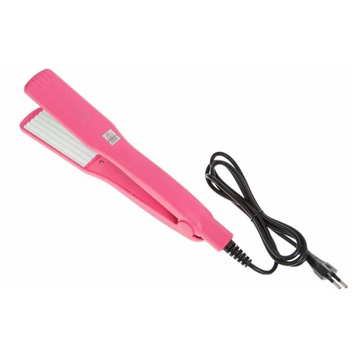 Щипцы-гофре LuazON LF-17 45 Вт керамическое покрытие 35х80 мм 160C розовые 182900₽