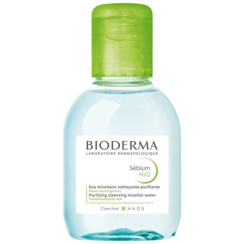 Bioderma мицеллярная вода Sebium H2O, 100 мл bioderma мицеллярная вода sebium h2o 250 мл