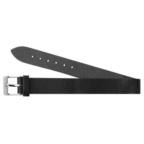 фото Ремешок для часов, мужской, 18 мм, натуральная кожа, черный./в упаковке шт: 1 straps