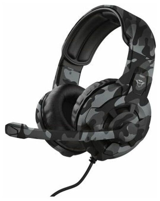 Гарнитура Trust GXT411K RADIUS HEADSET BLACK CAMO (24360) черная с серым