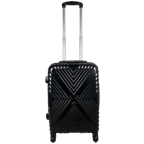 фото Чемодан – ручная кладь (размер s) 40 л, 55x36x20 см, съемные колеса , цвет черный king of king