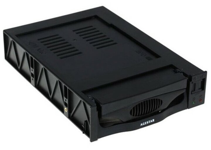 Mobile rack для HDD 3.5" AGESTAR SR3P(SW)-1F BLACK - компактный и удобный