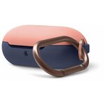 Чехол Elago для Galaxy Buds чехол Hang case Blue/Peach - изображение