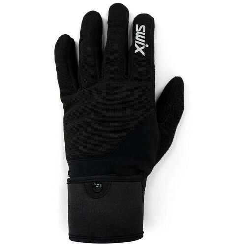 Перчатки Swix, размер 6, черный перчатки swix с утеплением размер 9 черный