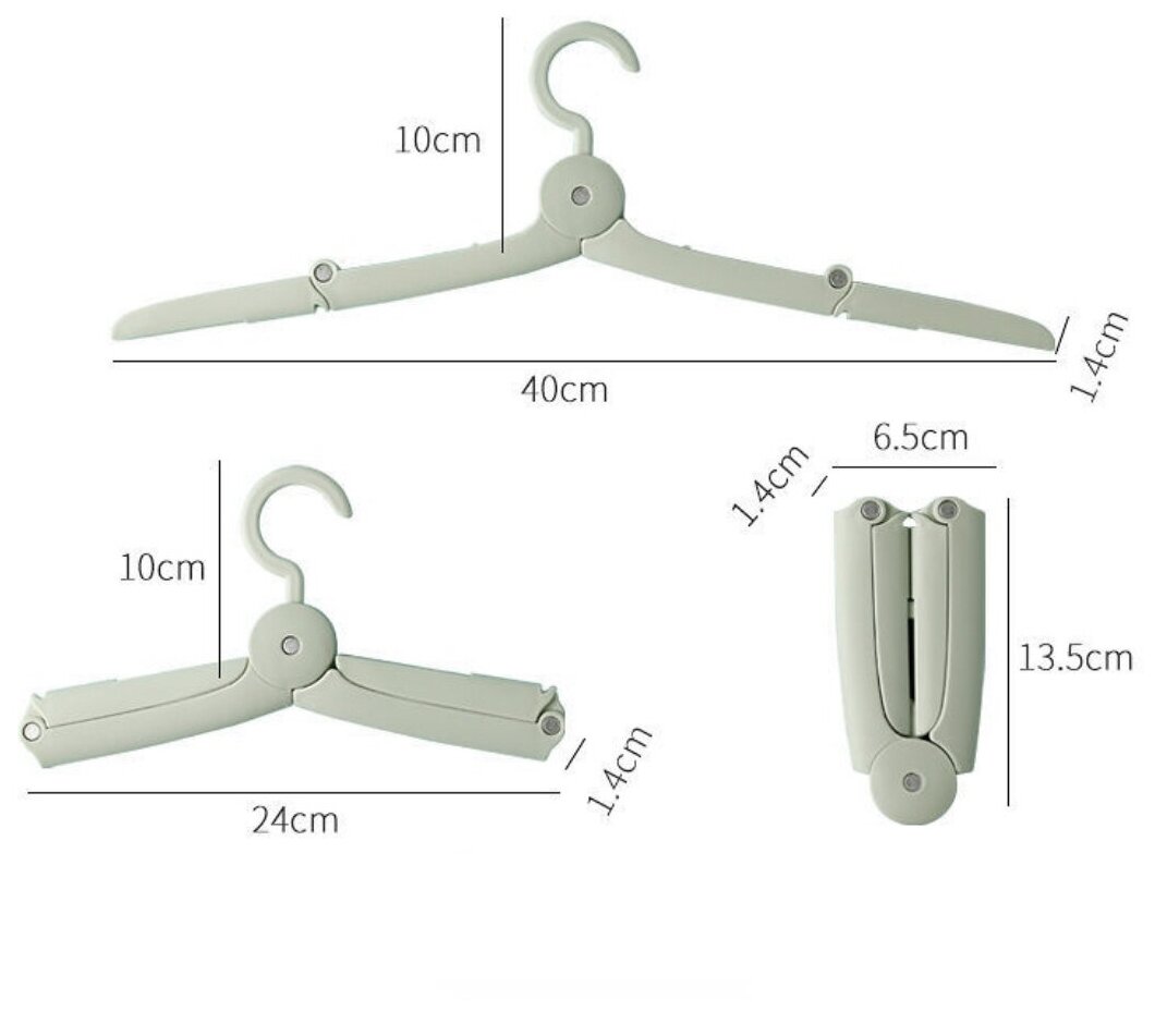 Вешалка плечики складная для путешествий в дорогу. - фотография № 7