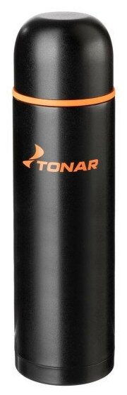 Термос HS. TM-026 1200ML черный (дополн. пласт. чашка) TONAR