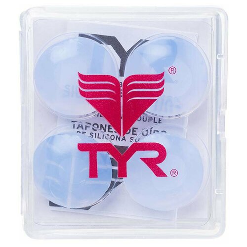 Беруши TYR Soft Silicone Ear Plugs, LEP-101, прозрачный