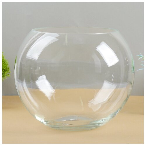 ваза 10 см 1 л эвис пять вечеров алая матовая шаровая стекло 1169871 Ваза Шаровая 6,3 л