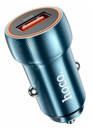 Зарядное устройство в прикуриватель автомобиля быстрая зарядка HOCO Z46 QC 3.0 18W