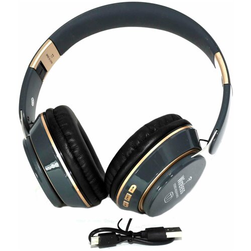 Беспроводные наушники TUCCI T7 головные серый 116500₽