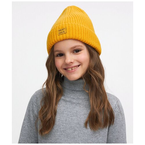 фото Шапка storm, размер 52-54, горчичный