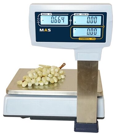 Весы торговые Mas MR1-15P