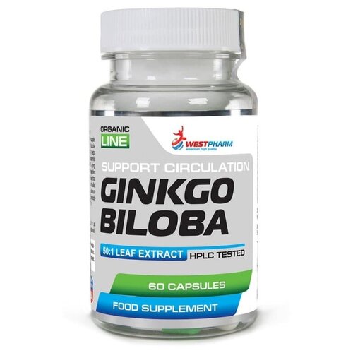 WestPharm Ginkgo Biloba 60 мг 60 капсул (04911)