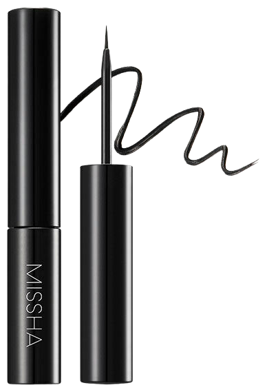 Missha Подводка liquid sharp liner, оттенок черный