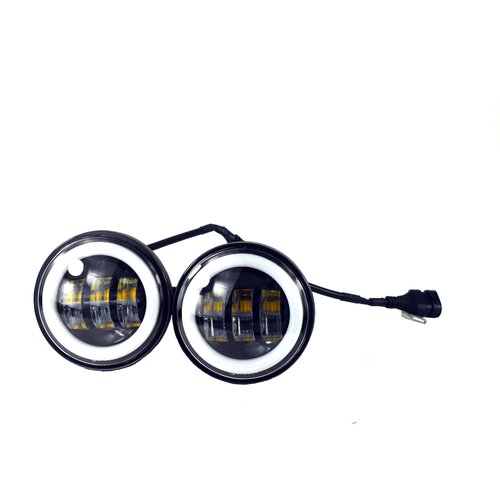 Подфарник УАЗ 469,452, Хантер, LED без ободка крепления,2 режима+ДХО, к-т 2 шт.