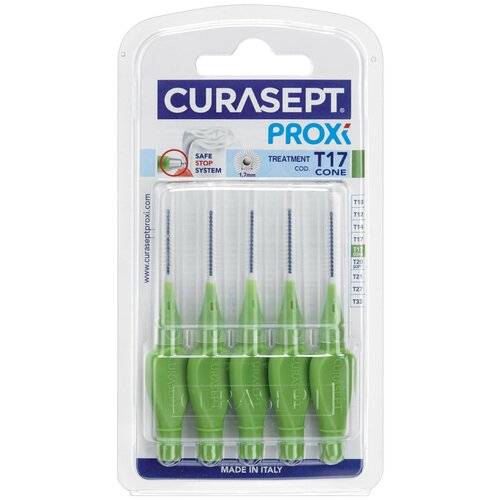 Межзубные ершики конические Curasept Proxi T17 Cone, 5 шт