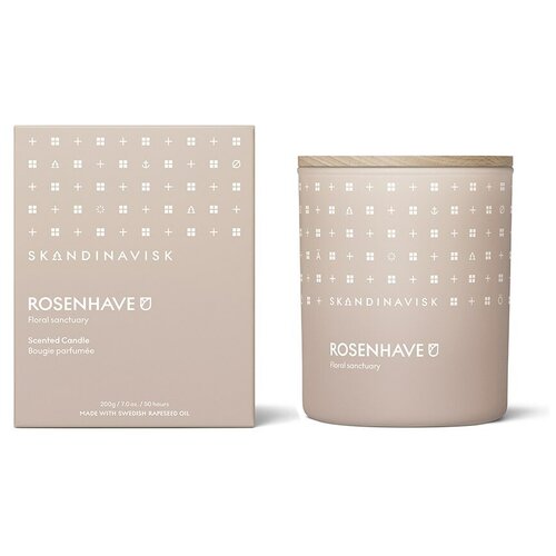 Свеча ароматическая rosenhave с крышкой, 200 г (новая)