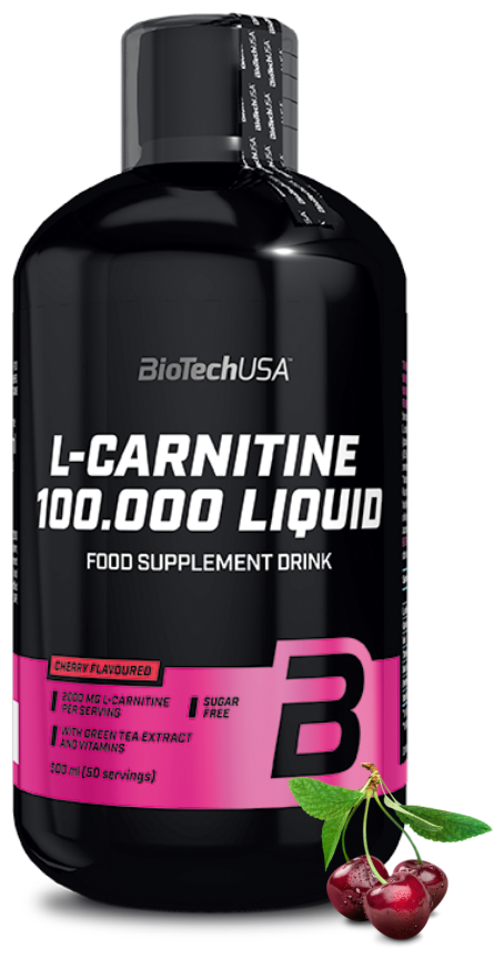 BioTech L-Carnitine 100000 mg 500 ml Вишня