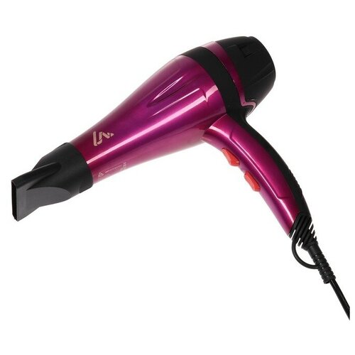 Фен LGE-003 2800 Вт 2 скорости 3 температурных режима розово-черный 172700₽