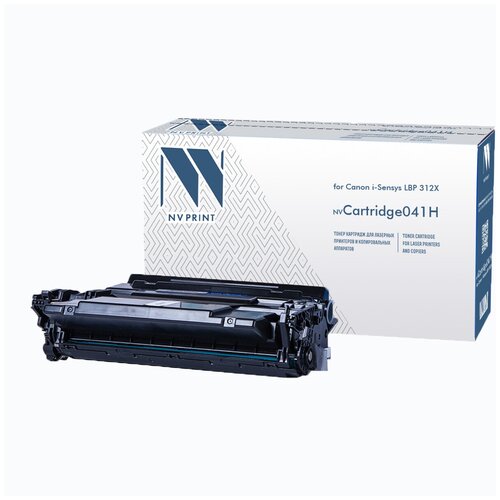 картридж лазерный nv print nv cf287x nv 041h для hp canon m506 m527 lbp312x ресурс 20000 страниц nv cf287x 041h Картридж C-041H для принтера Кэнон, Canon i-SENSYS LBP312x; i-SENSYS MF522x; i-SENSYS MF525x