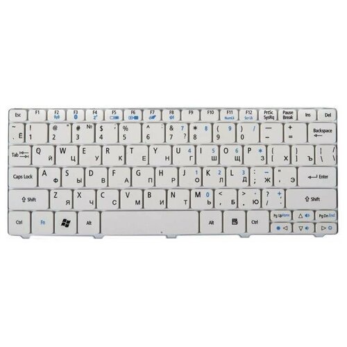 Клавиатура для ноутбука Acer для Aspire One 521, 532, 532H, 533, D255, D257, D260, D270, E350, em350, E355, ZE6, для One Happy