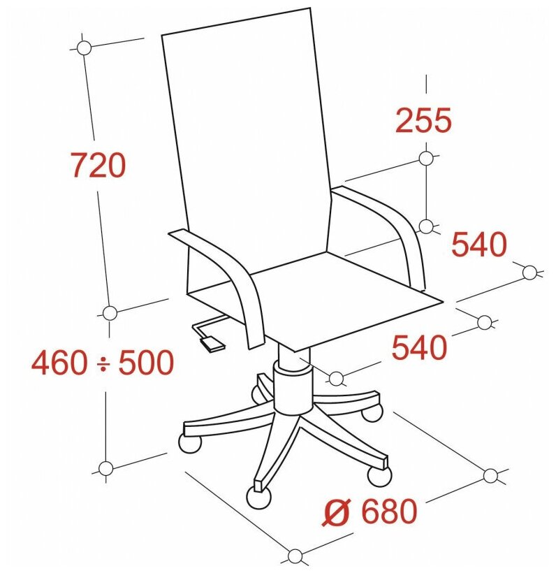 Компьютерное кресло EasyChair 604 ML для руководителя