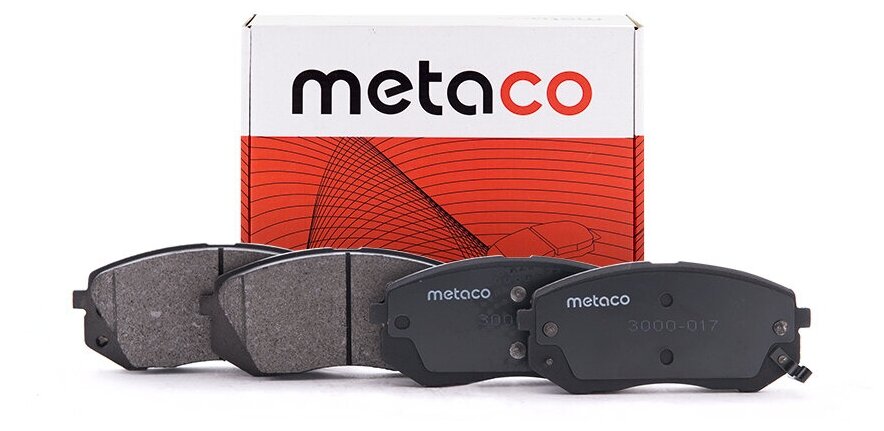 Колодки тормозные передние к-кт Metaco 3000017