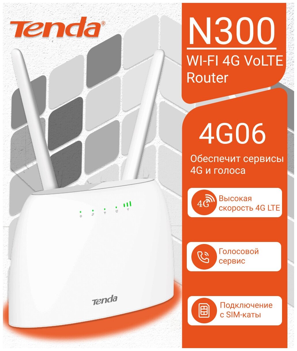 Wi-Fi роутер Tenda - фото №3