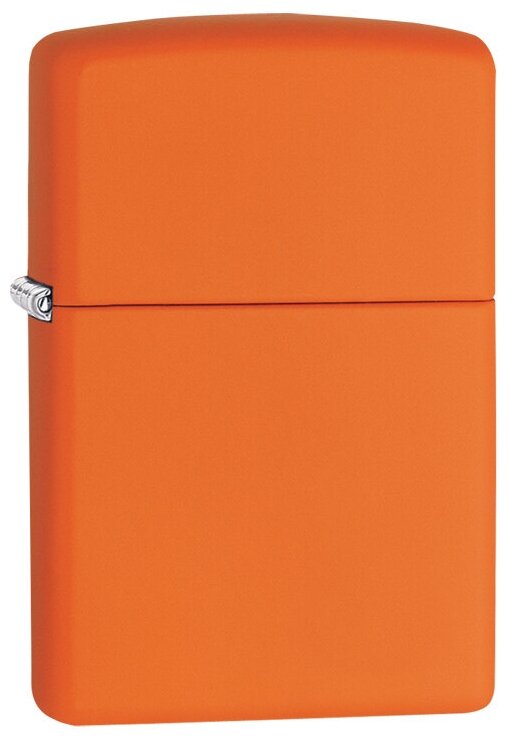 Оригинальная бензиновая зажигалка ZIPPO Classic 231 с покрытием Orange Matte