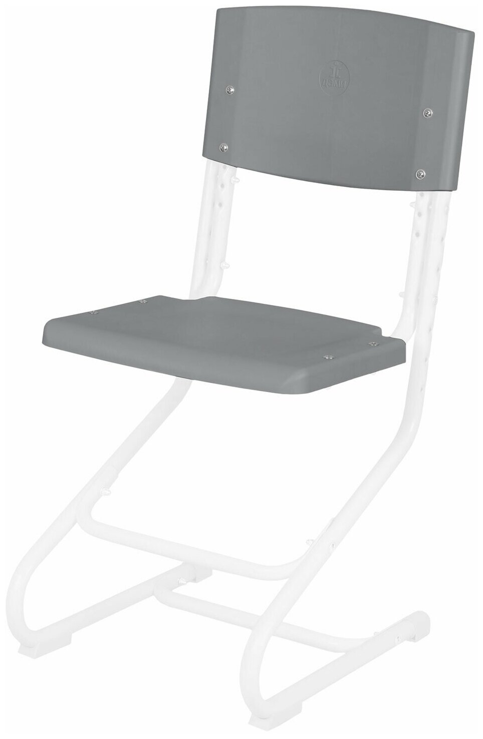 Сиденье + спинка стула ДЭМИ СУТ.01, пластик серый, ДЭП.18 В комплекте: 1шт.
