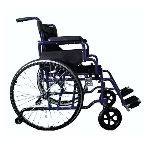 Кресло-коляска для инвалидов FS909 ЮкиГрупп с ручным приводом пневмо колеса