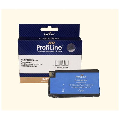 ProfiLine Картридж PL-F6U16AE №953XL картридж совместимый profiline pl c8774he pl 74h для принтеров hp light cyan светло голубой