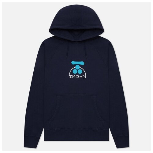 Мужская толстовка Edwin Mouri II Hoodie синий, Размер XS