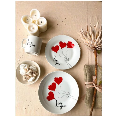 Набор посуды «Сотвори Чудо» Love you 3 в 1