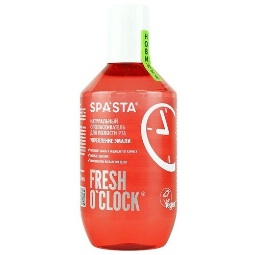 Ополаскиватель для полости рта Свежее дыхание Fresh o’clock SPASTA 400 мл уход за полостью рта spa sta ополаскиватель для полости рта fresh o’clock свежее дыхание