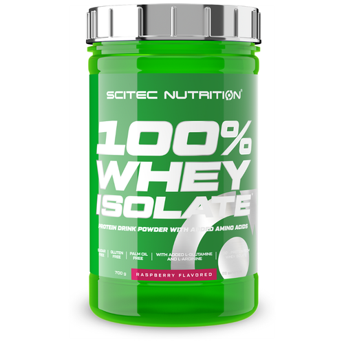 Протеин Scitec Nutrition 100% Whey Isolate, 700 гр., малина