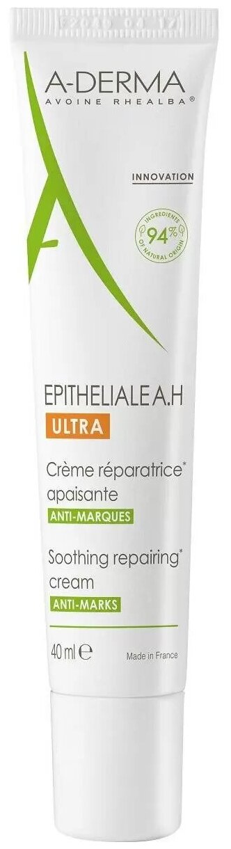 A-Derma Крем Epithéliale A. H Ultra Смягчающий Восстанавливающий, 40 мл