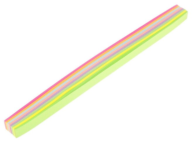 Полоски для квиллинга "Цветные" (набор 170 полосок) ширина 1 см 25х18х1 см