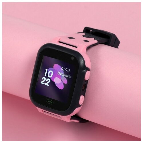 Детские смарт-часы Windigo AM-15 144 128x128 SIM 2G LBS камера 008 Мп розовые 287600₽