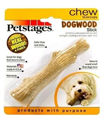 Petstages игрушка для собак Dogwood палочка деревянная 16 см малая - фотография № 9