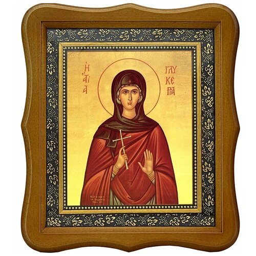 Гликерия Гераклейская, Ираклийская дева мученица. Икона на холсте.