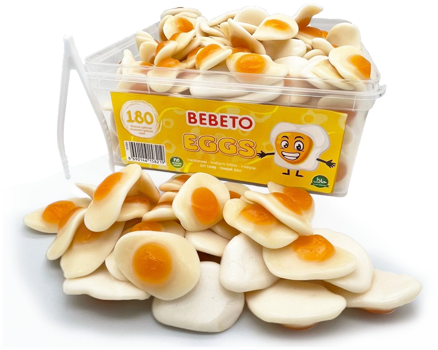 Мармелад жевательный Bebeto Oily Egg, 1080г - фотография № 1