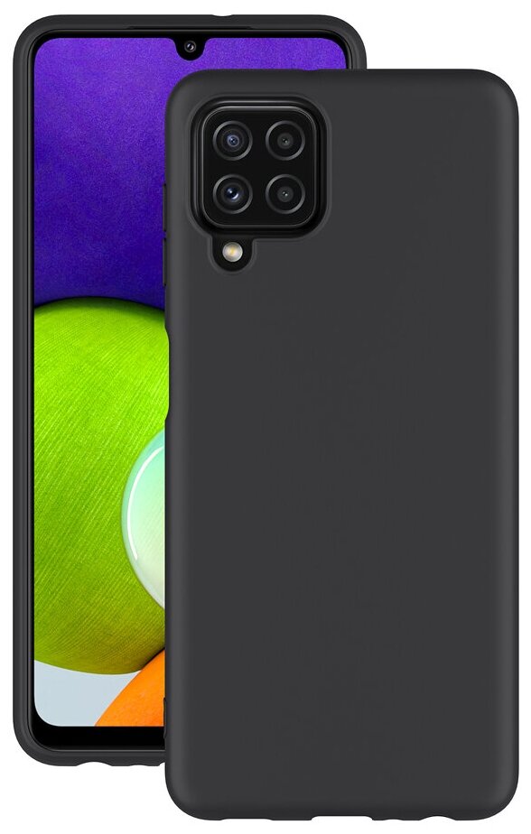 Накладка силикон Deppa Gel Color для Samsung Galaxy A22 (SM-A225) Black арт. 870129
