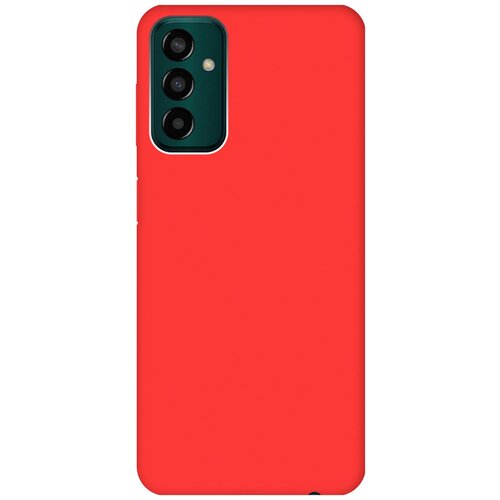 Матовый чехол на Samsung Galaxy M13 / Самсунг М13 Soft Touch красный матовый чехол tigers pattern для samsung galaxy m13 самсунг м13 с 3d эффектом желтый