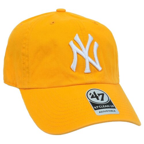 Бейсболка классическая с изогнутым козырьком '47 Brand Clean Up New York Yankees RGW17GWS (OS золотой)