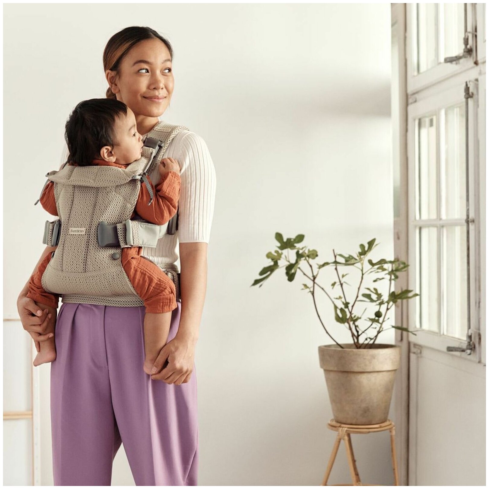 Б/У и уценка Эргорюкзак BabyBjorn One Air 3D Mesh, Silver — купить в ...