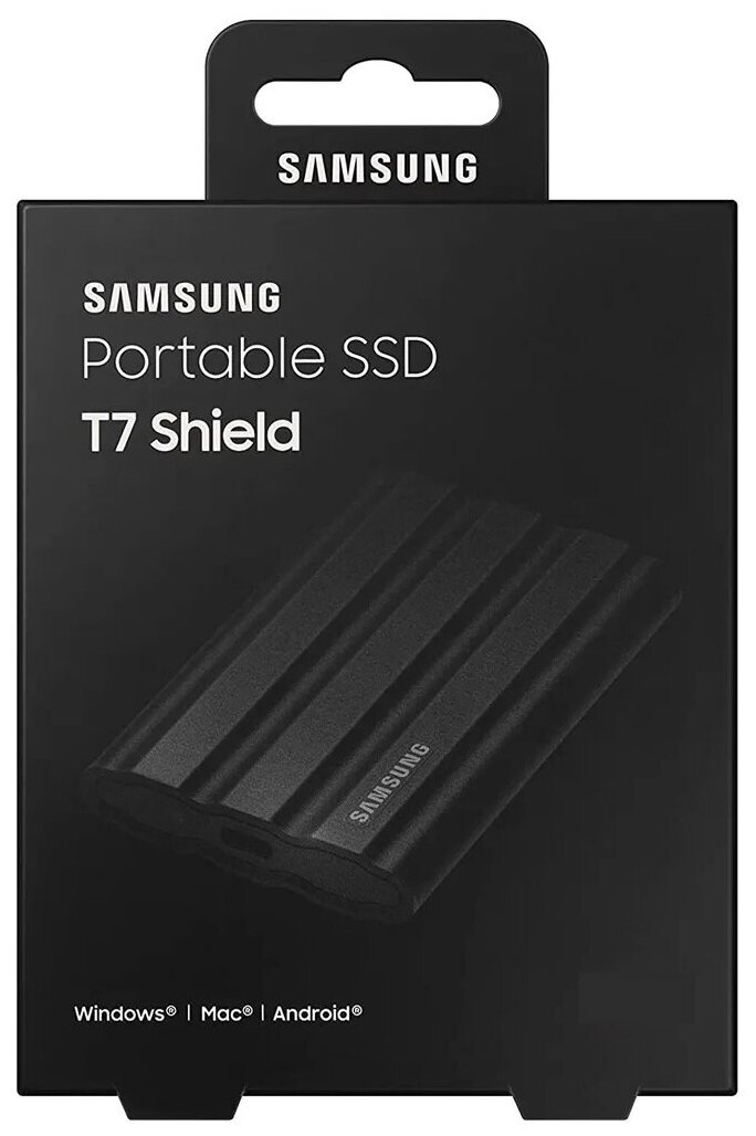 Внешний SSD Samsung T7 Shield 2TB черный (MUPE2T0S)